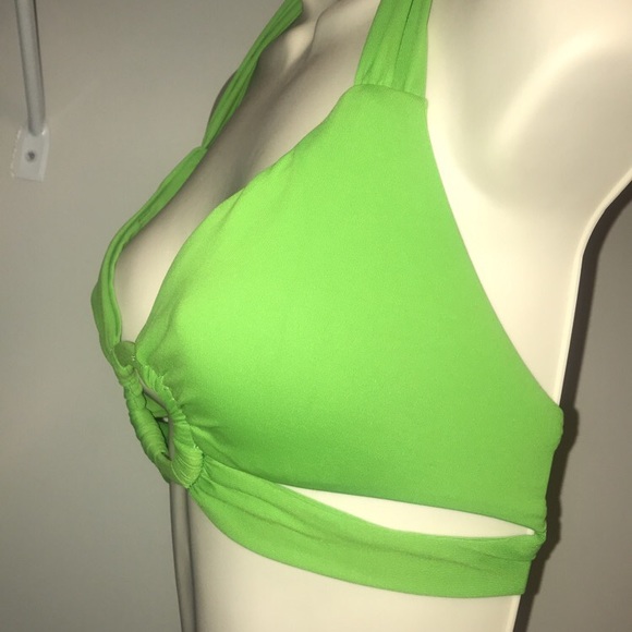 Lime Green Bikini Top - Picture 4 of 5